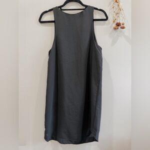 H&M Gray Sheath Dress Sleeveless Halter